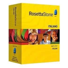 Rosetta Stone Italian Level 1, 2, 3 Set Key