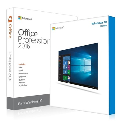 Windows 10 Home + Office 2016 Professional  Key