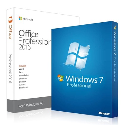 Windows 7 Professional + Office 2016 Professional Key