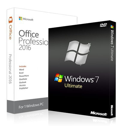 Windows 7 Ultimate + Office 2016 Professional Key
