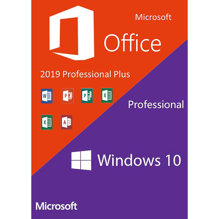 Windows 10 Pro + Office 2019 Professional Key